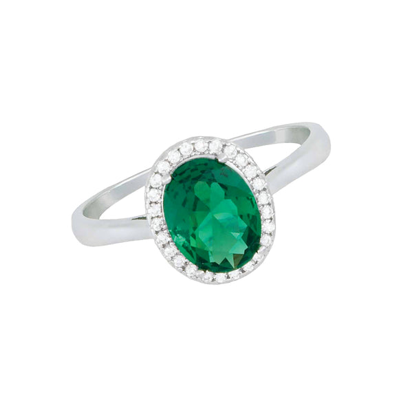 Anillo Luz de Alba Verde