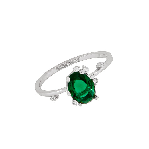 anillos, plata, joyeria, colores, verde, promesa, rodio, argentia wow