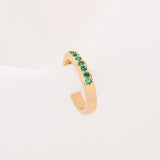 Earcuff Camino Verde Oro