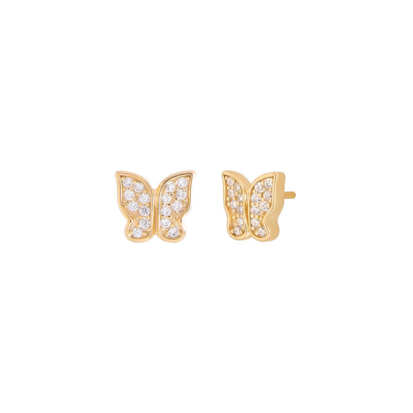 Broquel Mariposa Mini Oro