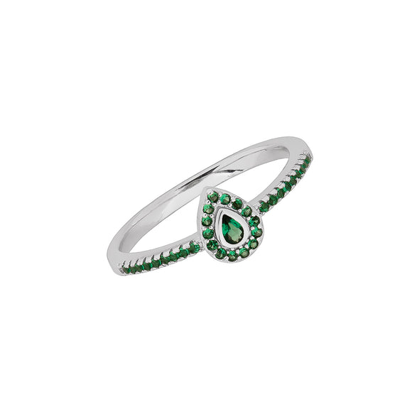 verde, joyeria, plata, anillo