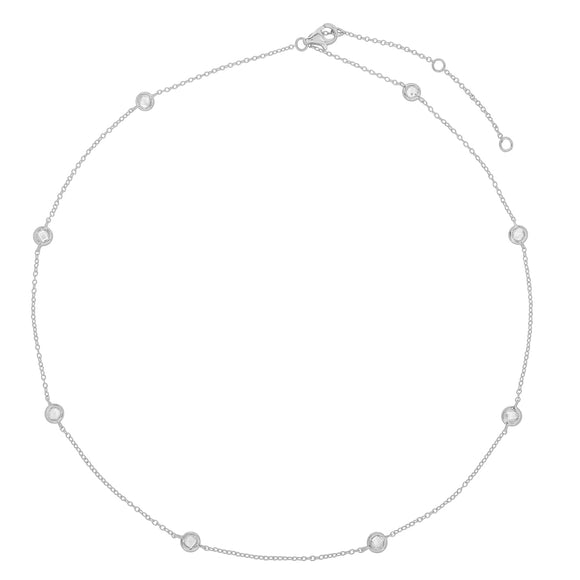 joyeria, plata, collar, rodio, choker